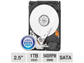 Ajouter au panier HDD 2.5'' 1 TB SATA 3 Western Digital HDD 2.5'' 1 TB SATA 3 Western Digital