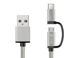 Ajouter au panier Câble Micro USB + Adaptateur USB C X-One - Argent Câble Micro USB + Adaptateur USB C X-One - Argent