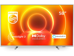 Ajouter au panier Téléviseur Philips 58PUS7855 58 " Ultra HD 4K/Smart TV/WiFi Plata Téléviseur Philips 58PUS7855 58 " Ultra HD 4K/Smart TV/WiFi Plata