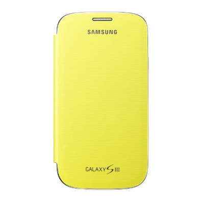 Flip cover per Samsung Galaxy S III jaune