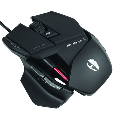 MadCatz Cyborg Rat 3 Rouge Noir