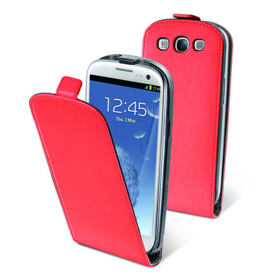 Housse élégante avec clip pour Samsung Galaxy S III Orange