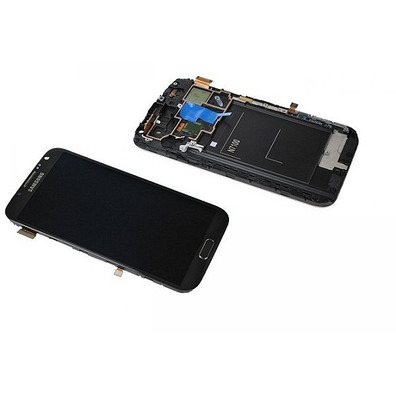 Full Front Replacement for Samsung Galaxy Note 2 Blanc