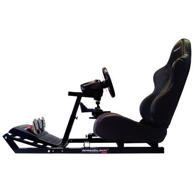 Seat + Support steering wheel and pedals SpeedBlack DS Noire