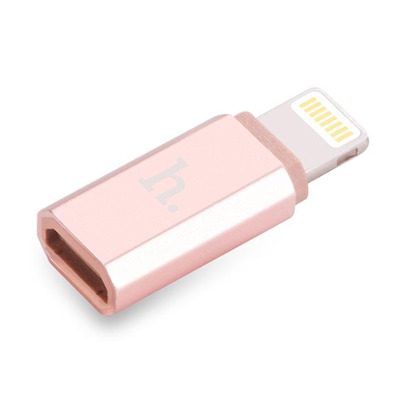 Adaptateur Lightning vers Micro USB Rose Hoco