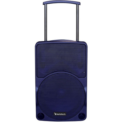 Altavoz Trolley Sunstech Muscle Pro Blue 40W RMS/FM/SD/USB / AUX-IN