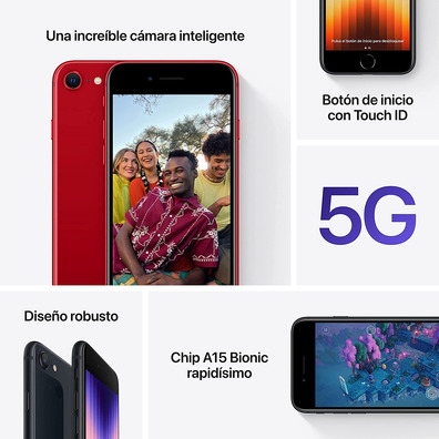 Apple iPhone SE 2022 4.7''128 Go 5G Rojo