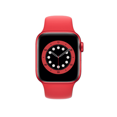 Apple Watch S6 44MM Rojo con correa roja Band M09C3TY/A