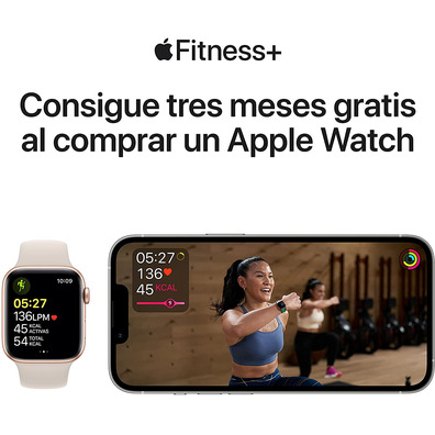 Apple Watch SE 2021 GPS 40 mm Caja de Aluminio Gris espacial / Correa Deportiva Negro Medianoche