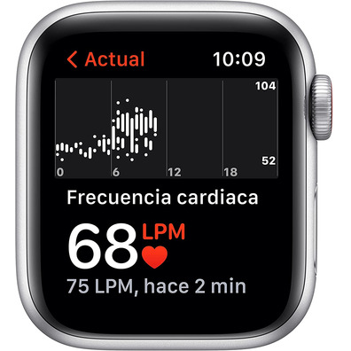 Apple Watch SE 2021 GPS/Cellulaire 40 mm Aluminio Plata / Correa Deportiva Azul Abismo