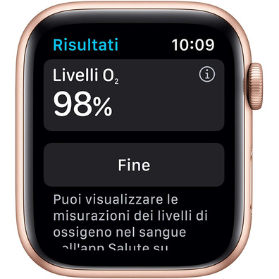 Apple Watch Series 6 GPS 44mm Caja de Aluminio en Oro / Correa Deportiva Rosa Arena