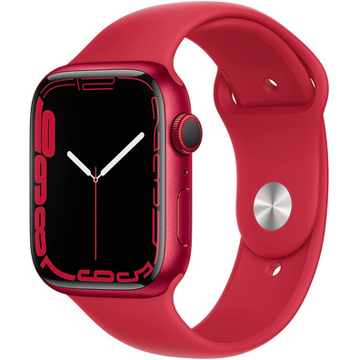 Apple Watch Series 7 GPS/Cellulaire 45 mm Aluminio Rojo / Correa deportiva Roja