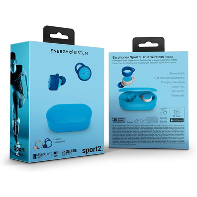 Auriculares Energy Sistem Sport 2 True Azul