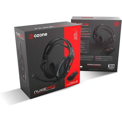 Auriculares Gaming Ozone Nuke Pro Negro PC/Xbox/PS4 / Switch