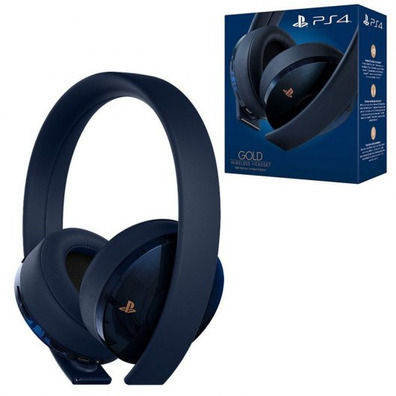 CASQUE SANS FIL SONY PS4 OR/BLEU MARINE