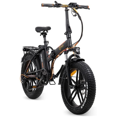 Bicicleta Eléctrica FAT Bike Youin You-Ride Texas Negro / Naranja