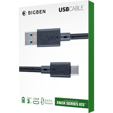 BigBen Cable USB C 3 métros Xbox Series X/S