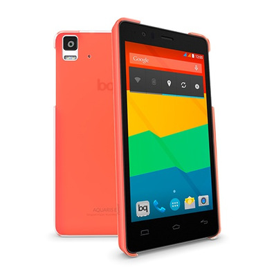 bq Aquaris E5 Cristal Case Orange