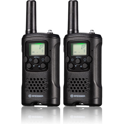 Bresser FM Juego de 2 Walkie-Talkies