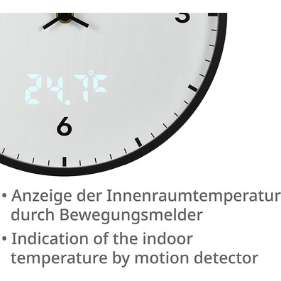 Bresser Mytime LEDSEC Blanco