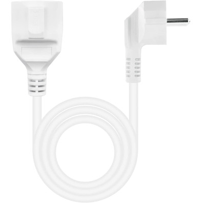 Cable Alimentación Alargador Nanocable 2m Blanco