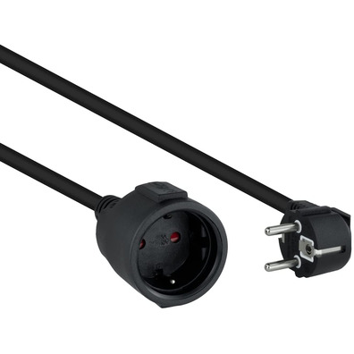 Cable Alimentación Alargador Nanocable 2m Negro