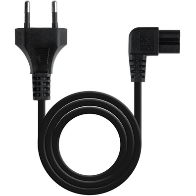 Cable de Alimentación Tipo Philip Nanocable 1,8m Negro