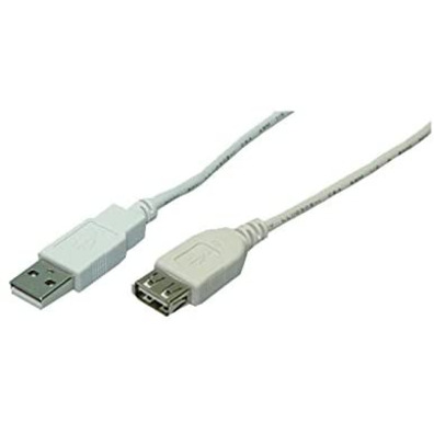 Câble Extensor USB (A) 2.0 a USB (A) Logilink 5m Gris