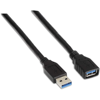 Câble Extensor USB (A) a USB (A) 3.0 Aisens 1m Negro