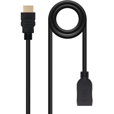 Câble HDMI 2.0 a HDMI-A Nanocable 1m Negro