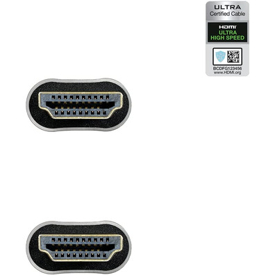 Câble HDMI 2.1 Nanocable Ultra High Speed 1m Negro