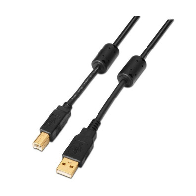 Cable de Impresora USB (A) M 2.0 a USB (B) M Aisens 3M