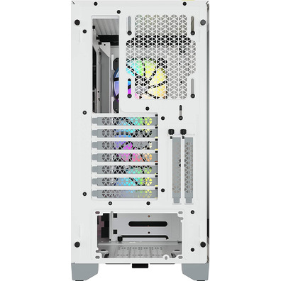 Caja Corsair ICUE 4000X RGB Verre trempé Blanca