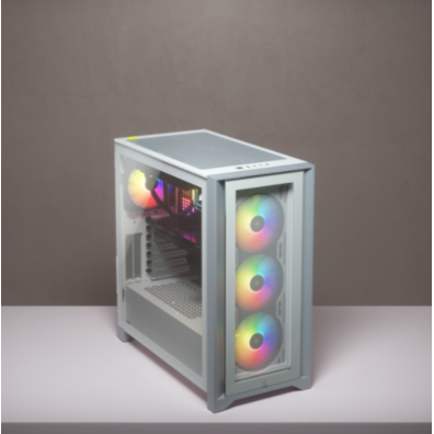 Caja Corsair ICUE 4000X RGB Verre trempé Blanca