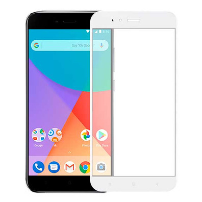 Verre Trempé Intégral Courbe 5D - Xiaomi Mi A1 Blanc