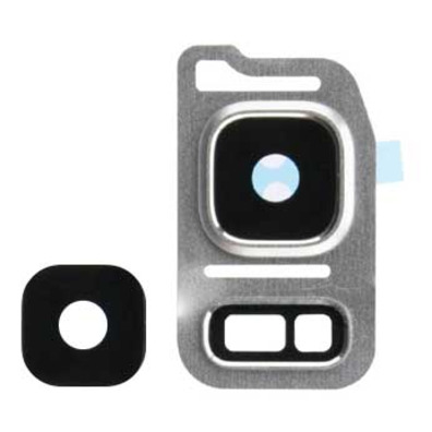 Rear Camera Lens Cover + Crystal Lens Samsung Galaxy Note 7 Argent