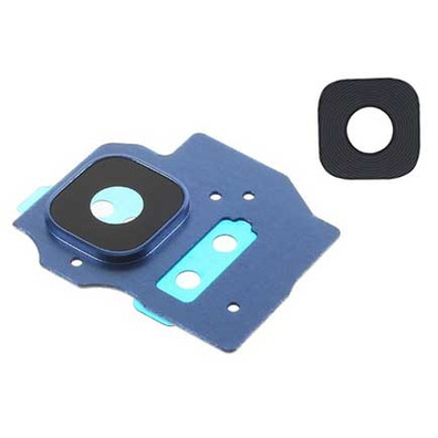 Rear Camera Lens Cover + Plastic Lens for Samsung Galaxy S8 Plus Blue