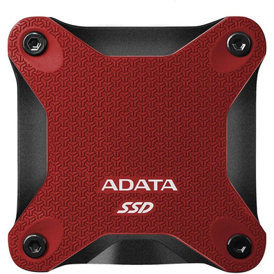 Disco Duro Externo ADATA SD600Q 480 Go Rojo