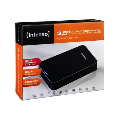 Disque Dur externe Intenso Memory Center 4to 3.5" - Noir