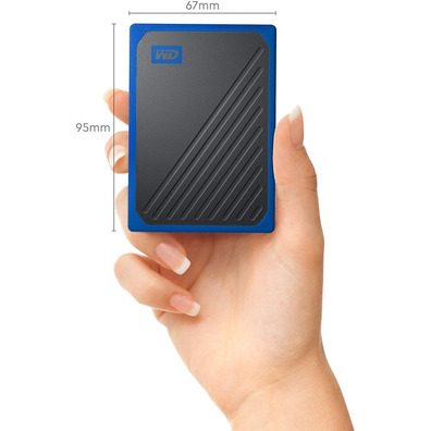 Disque dur externe SSD Western Digital My Passport 500 Go GO Bleu