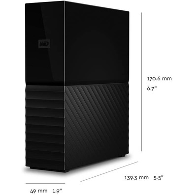 Disco duro Externo Western Digital My Book 4TB 3,5''