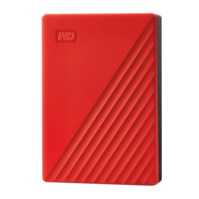 Disco Duro Externo Western Digital My Passport 4TB 2.5''Rojo