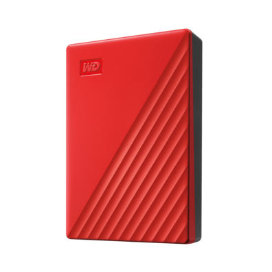 Disco Duro Externo Western Digital My Passport 4TB 2.5''Rojo