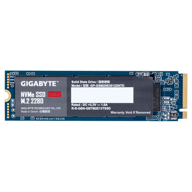 Disco Duro Gigabyte GP-GSM2NE3512GNTD SSD NVMe M. 2 512 Go 2280