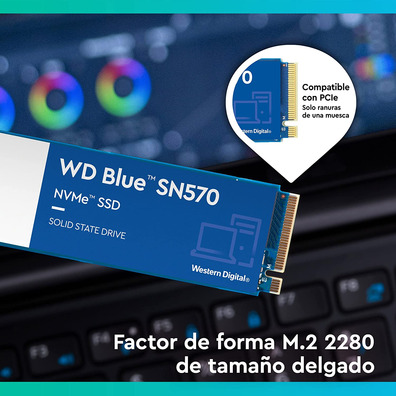 Disco Duro M2 Western Digital Blue 500 Go SN750 NVME PCIE 3