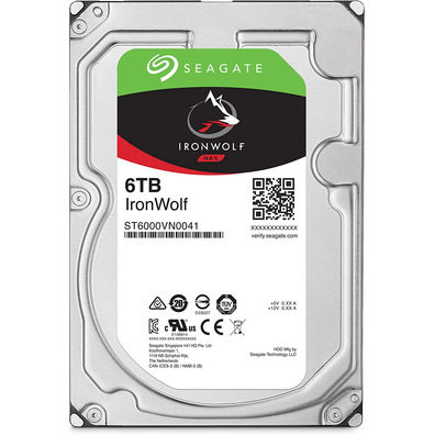 Disco Duro Seagate 3,5''6TB SATA 3 256 Mo IronWolf