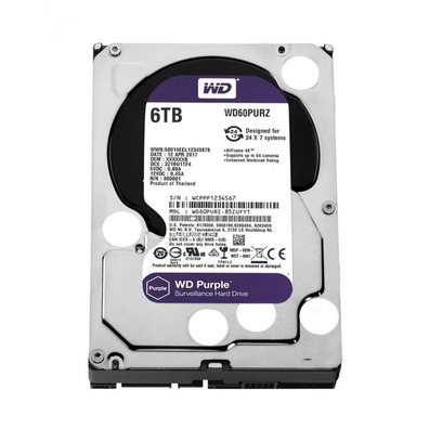 Disco Duro Western Digital Purple (Videovigilancia) 6TB 3.5''SATA 3