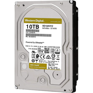 Disco Duro Western Digital WD Gold Enterprise Class 10 To 3,5 " SATA III 256 Mo