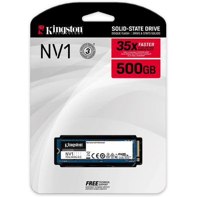 Disco SSD Kingston NV1 500 Go M. 2 2280 PCIe NVMe