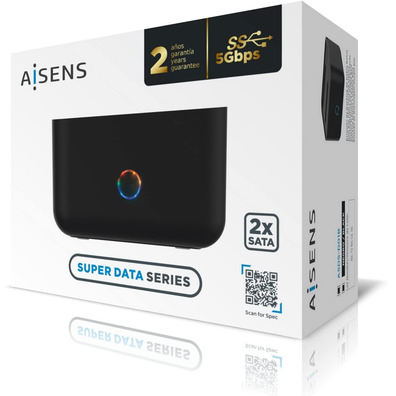 Station d'accueil Aisens 2.5/3.5''SATA A USB 3.0